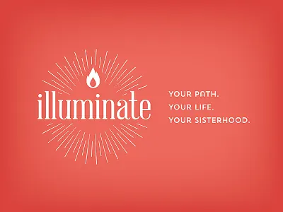 Alpha Sigma Tau Illuminate Logo alpha sigma tau branding flame illuminate logo sorority