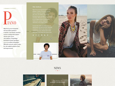 Home - Classic Music Template baron template classical music geometric home minimal music template page piano piano template psd template web website