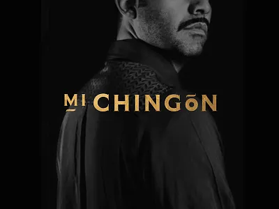 Mi Chingon brand branding custom diseño foil gold made mexico regional type typography