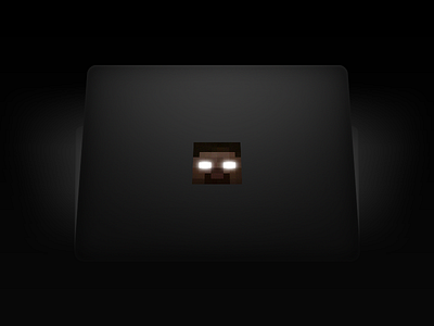 MacBook Herobrine Sticker #Minecraft herobrine him mac macbook minecraft sticker