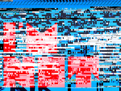 I'm Not geometric glitch type design typography