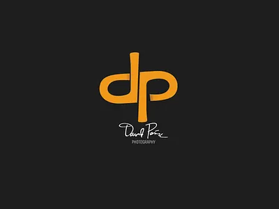 David Peña Photography Logo branding fancy hand type logo photography