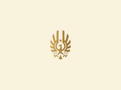 From The Ashes bird brand emblem firebird heraldry logo phoenix