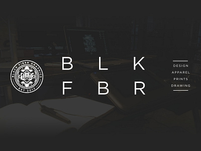 BlackFiberGraphics Personal branding apparel art branding design drawing logo prints trademark