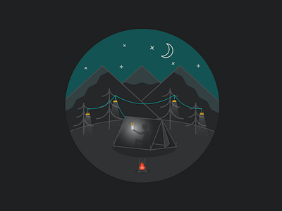 Site Light the Night biolite camp daisy off the chain fire mountain night tent