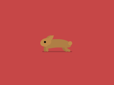 Bunny after animation bunny cycle easter effects graphics hop loop motion rabbit run