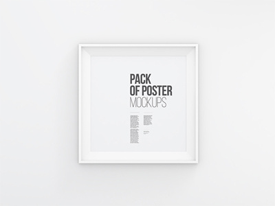 Square Poster Frame Mockups download free mockup psd