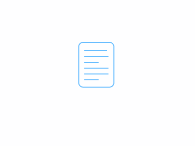 Preparing document animation animation css document html icon line