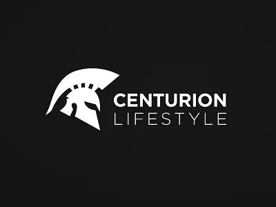 Centurion Lifestyle centurion helmet icon identity logo shape