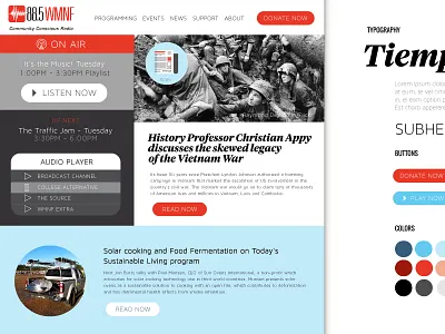 Web killed the Radio Star buttons colors flat radio style tile tech ui webdesign