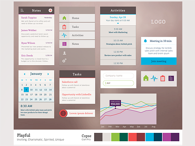 Visual Language Study 1 color iconography interaction design typography ui design