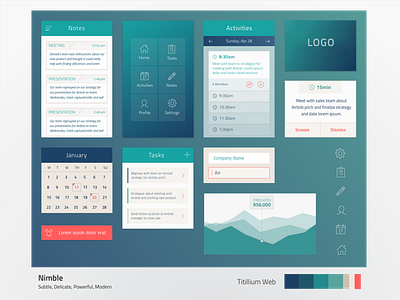 Visual Language Study 4 color iconography interaction design typography ui design