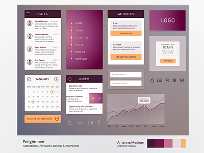 Visual Language Study 2 color iconography interaction design typography ui design