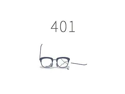 401 tezign 401 icon illustration web