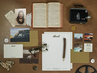 Say hello to Mō. braizen branding business cards camera collateral letterhead moo notecard stationery videographer vintage