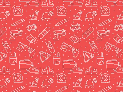 Daily Failures banana bandaid bang fail iconography poop puncture spilt