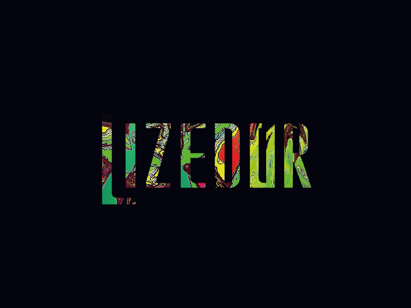 Lizedor gif guitarist lizedor logo music musician psychedelic rock rockroll screen singer video