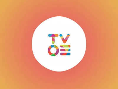 TV OE logo branding colorful entertainment logo logotype tv oe