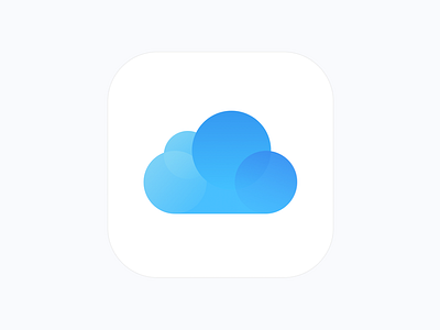 iCloud icon icloud icon ios ui