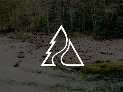 Season Search Logo R3 branding fishing hunting icon logo nature tree triangle