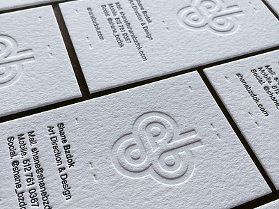 Letterpress cards blind deboss helvetica identity letterpress monogram paper