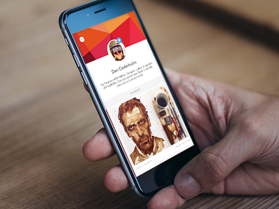 Design Hunt: Profile Page design inspiration ios iphone minimalist profile sketch ui ux