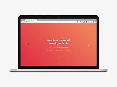 Kradient 7 8 color design flat gradient graphic ios modern tone ui web