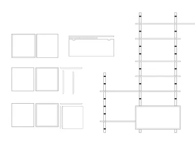 A build build design furniture modules sketch