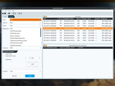 Object Browser UI browser down drop flat rows tabs tree ui