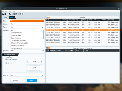 Object Browser UI browser down drop flat rows tabs tree ui