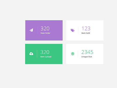 Slicklab Infobox2 clean dashboard flat profile user profile