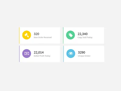 Slicklab Info2 admin dashboard info box intro