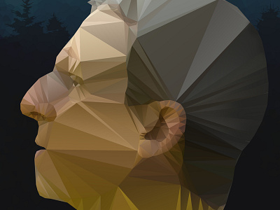 Foxcatcher Polygon design fan art foxcatcher illustrator john du pont polygon poster steve carell vector