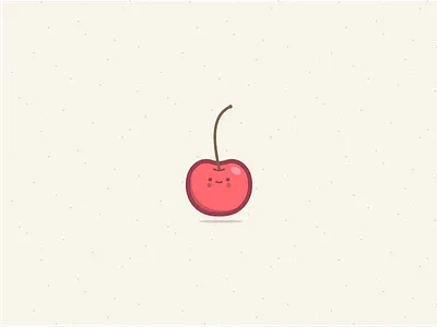 Cherry cherry friut icon illustration vector