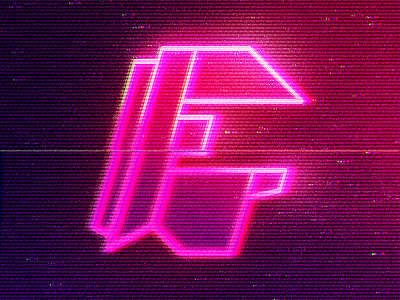 E e letter lettering photoshop retro type typography