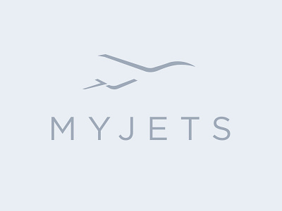 MyJets Logo flights jets logo myjets plane