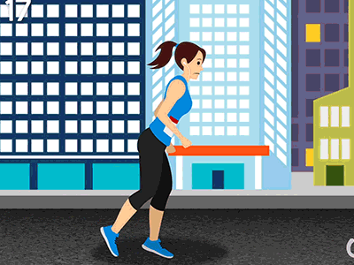 Hitting the wall! after effects animation gif hitting the wall illustration oliver keane