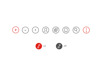 News interactives buttons design icon design icons interactives interface lines news ui ux