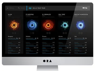 ORA - League of Legends data ui visualization