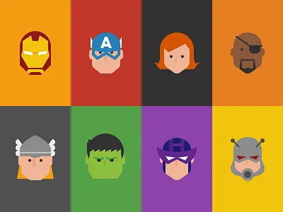 Avengers Icons avengers icons marvel superhero year of icons