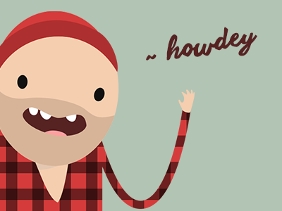 Hijack branding cartoon flat graphic icon illustration logo lumberjacks vector