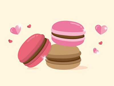 Macaroons amor bakery chocolate dulzura in love love macaroons pink strawberry sweet sweetness valetines