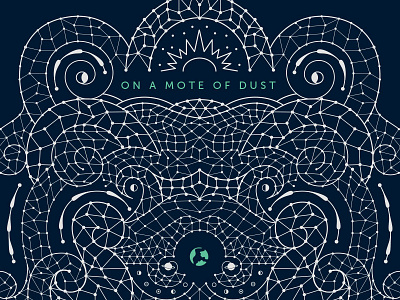 New Poster Series carl sagan lace space stars symmetry