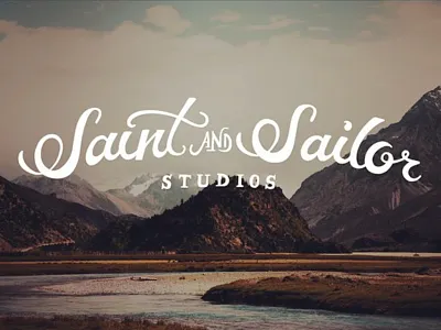 Saint and Sailor Logo branding design hand lettering hand type logo photographers portland saint and sailor tim weakland type typography