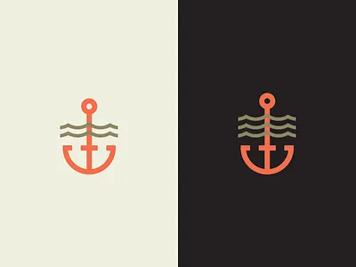 Harbor C. logo options anchor beverage branding coffee harbor label logo roaster