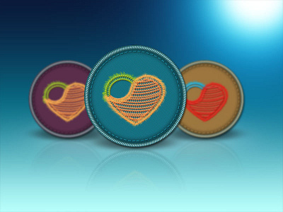 Knitted Fastener button fastener icon knitted ui