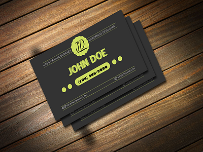 Freebie Retro Business Card PSD Template business card freebie freebies psd