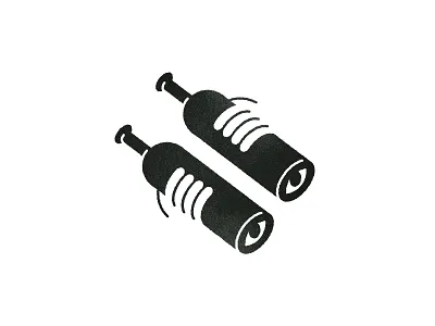 Message In A Bottle blackandwhite bottle eyes hands icon message negativespace