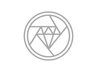 Diamond Shutter diamond identity lens logo photography shutter wedding