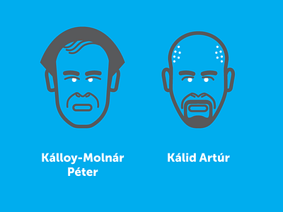 Hungarian Actors actors illustration